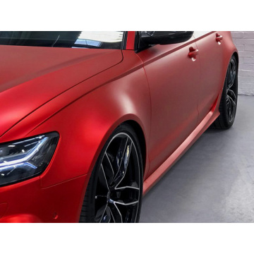 ceramic matte red car wrap vinyl