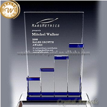 Economic professional k9 crystal glass clear awards