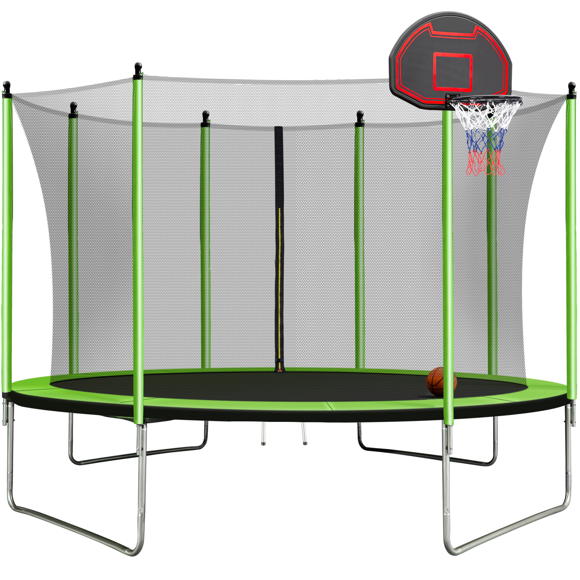 Round Spring Kids Trampoline al aire libre 12 pies con recinto