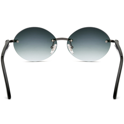Round Buffalo Horn Sunglasses