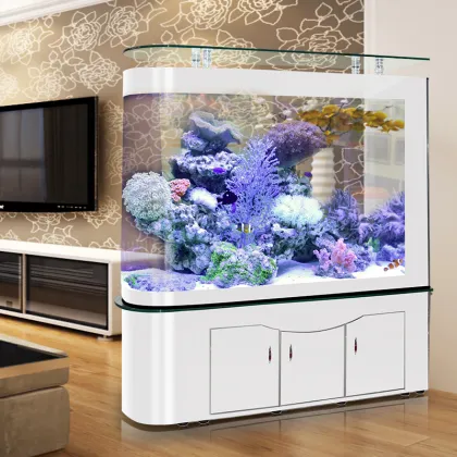 Large Acrylic Aquarium Fish Tank with Bottom Cabinet for Sale