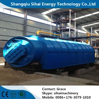 High Tech Waste Tire Processing To Fuel Oil