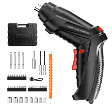 Compact Cordless Precision Screwdriver with Slot Screwdriver Set
