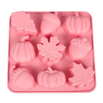 แม่พิมพ์ซิลิโคนฮัลโลวีนสำหรับการอบ: ขนมหวานช็อคโกแลตและรูปร่าง fondant