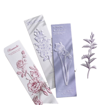 Cartoon Flower Bookmark Set - 20pcs Paper Bookmarks for Students