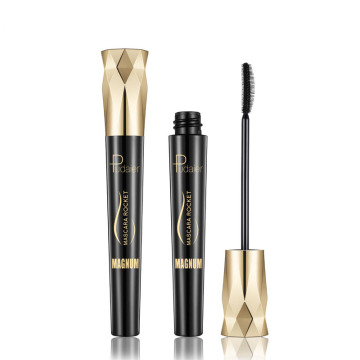 Mascara impermeabile in fibra di seta 4D molto nera
