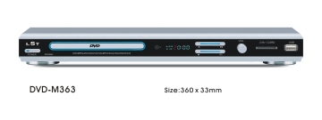 DVD Player with USB and Card Reader DVD-M363