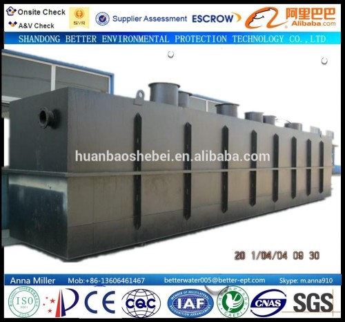 1000 persons office building waste water treatment plant, underground sewage treatment device