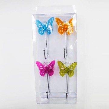 Top Sale Elegant butterfly design j shaped hook
