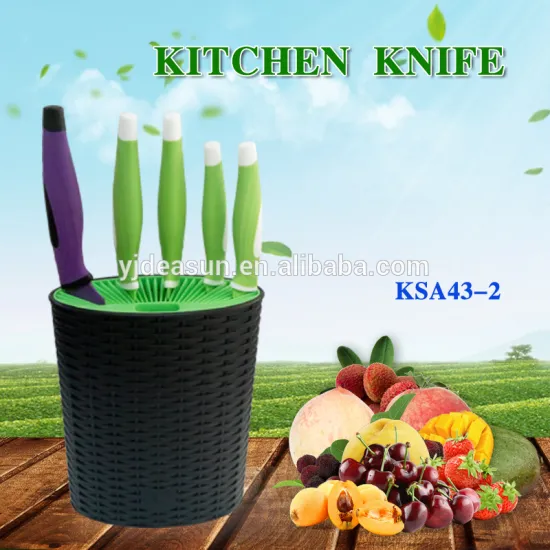 KSA43-2 5 pcs stainless steel kitchen knife set