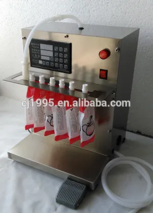 peanut milk spout pouch doypack filling machine