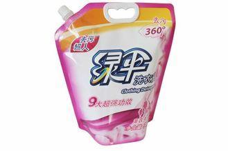 Plastic Liquid Spout Bags Stand Up Pouch With Spout Packagi