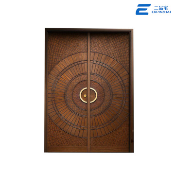 Full Panel Cast Aluminum European Style Door