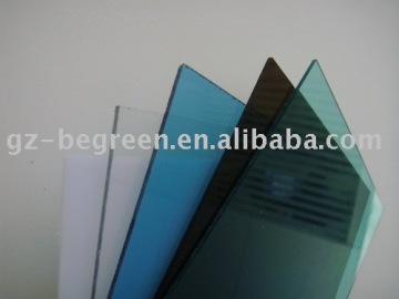 PC solid sheet/ PC sheet,polycarbonate blue flat sheet,plexiglass