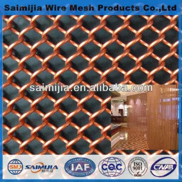 Ideal for Decoration or Room Partition metal mesh fabric drapery curtain