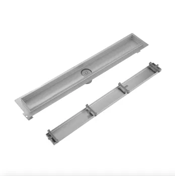 High Quality Stainless Steel 304 Ralo Linear Inox Invisivel Oculto Retangular Design Shower Drain