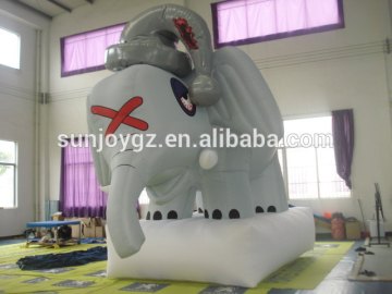 High quality oxford cloth inflatable grey elephant for advertising