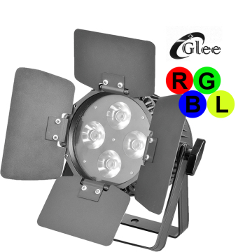 New Waterproof 4x20W 4in1 LED PAR Light with RGBL, RGBW, RGBA: IP65 Outdoor Lighting