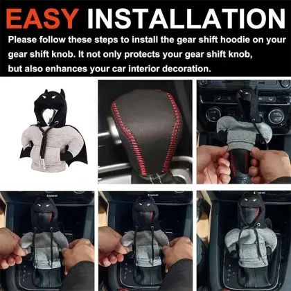 Car Gear Shift Cover Knob Hoodie Automotive Accessories
