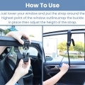 Car Grab Handles Adjustable Interior Door Straps