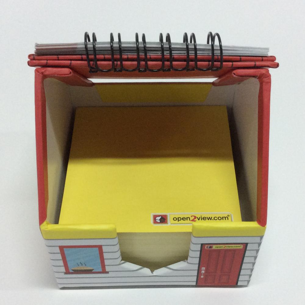 Paper calendar house-shaped sticky note