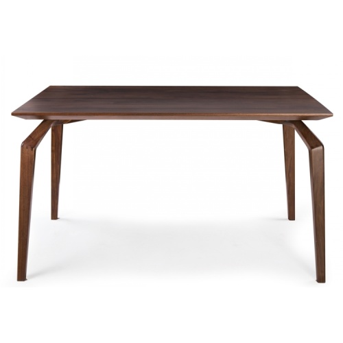 Modern Solid Wooden Walnut Square Restaurant Dining Tables