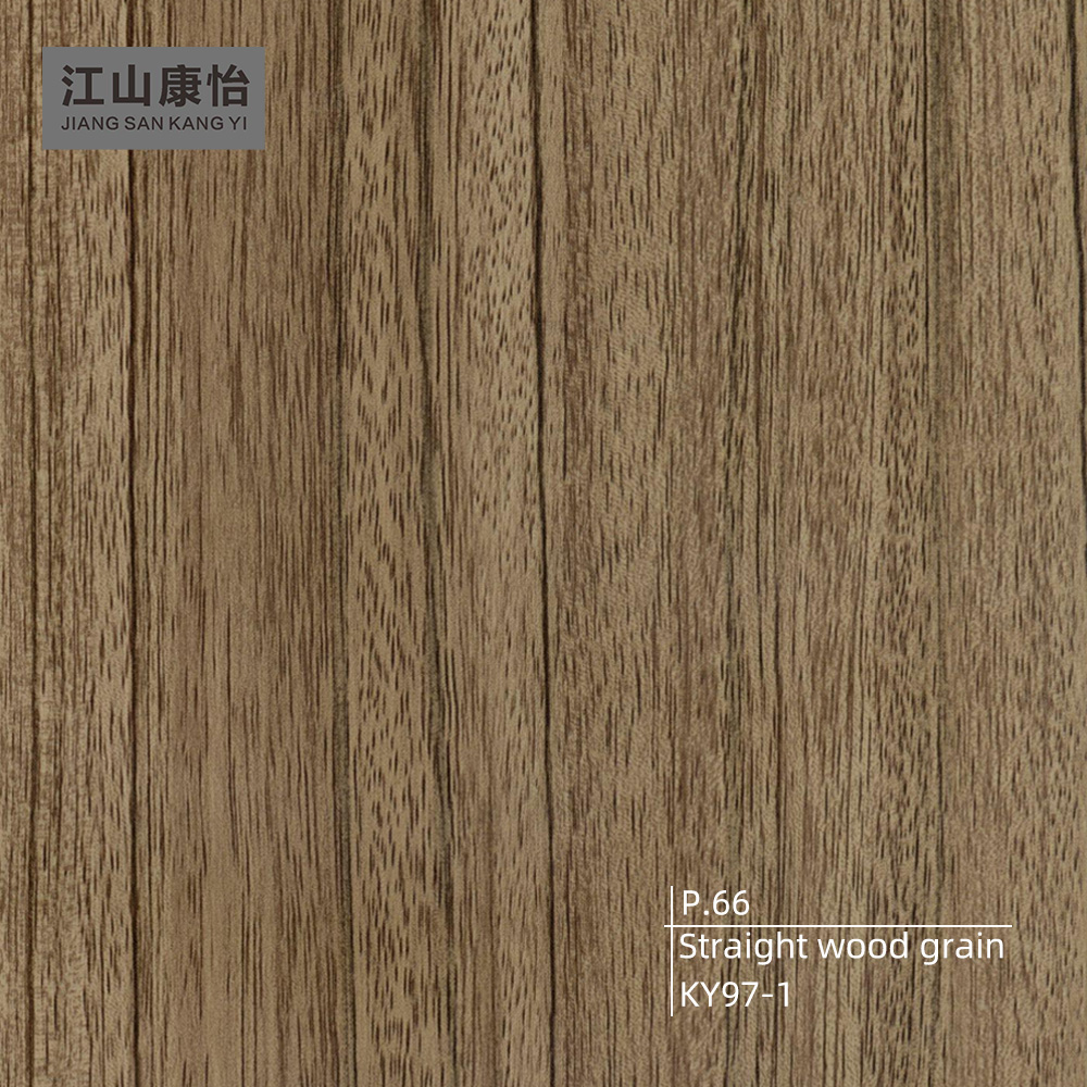 Film de placage de bois pour meubles à grain de bois droit