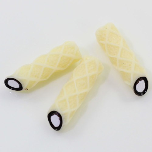 Resin Charm Beads Egg Roll Candy Bead for Girls Necklace Pendant Keychain Jewelry Making Supply