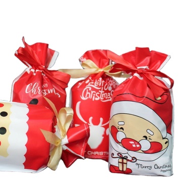 Nueva bolsa de Navidad PE-Santa Claus alces candy-bag