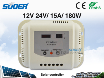 Pengontrol Daya Harga Rendah 24V 15A Pengontrol Pengisi Surya