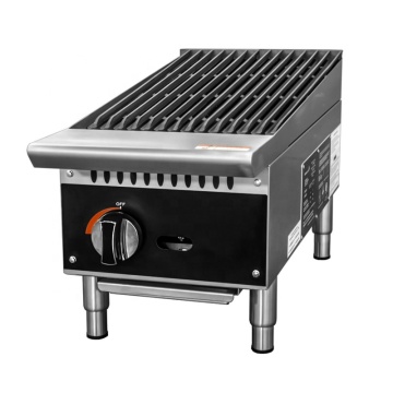 Gas de cocina interior comercial Gas Lava Rock Grill