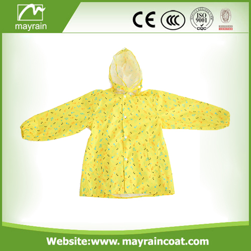 Coloful Polyester Child Raincoat