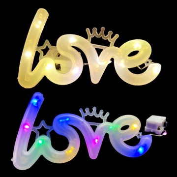 Plastic Cake Decoration LED Flashing Light Topper for Parties and Celebrations