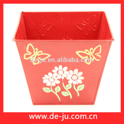 Cute Window Decoration Planters Small Metal Flower Pot