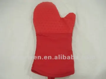 silicone oven long protective mitts