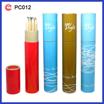 Hexagon Color Pencil with Logo in tube
