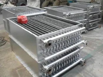 Finned Tube Air Heat Exchanger for Wood Kiln