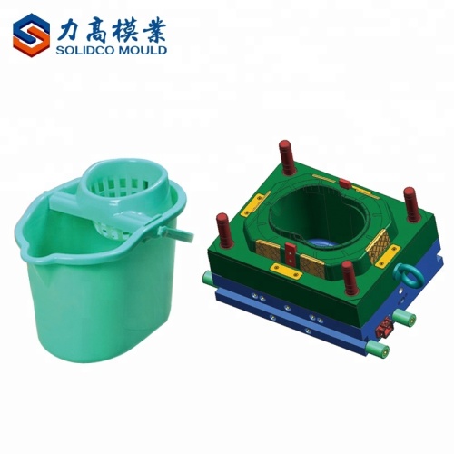 Plastic high quality injection mop bucket mould maker