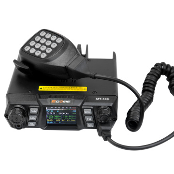 Ecome MT-690 на длинные дистанционные ходьбы Talkie 100W Qual Band Base Ham Mobile Radio Radio