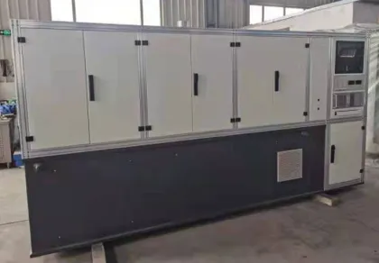 Brake pad friction material testing machine