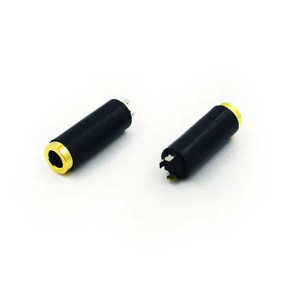 6.35mm Microphone CK Socket Audio Video Interface Gold-Plated Microphone Base