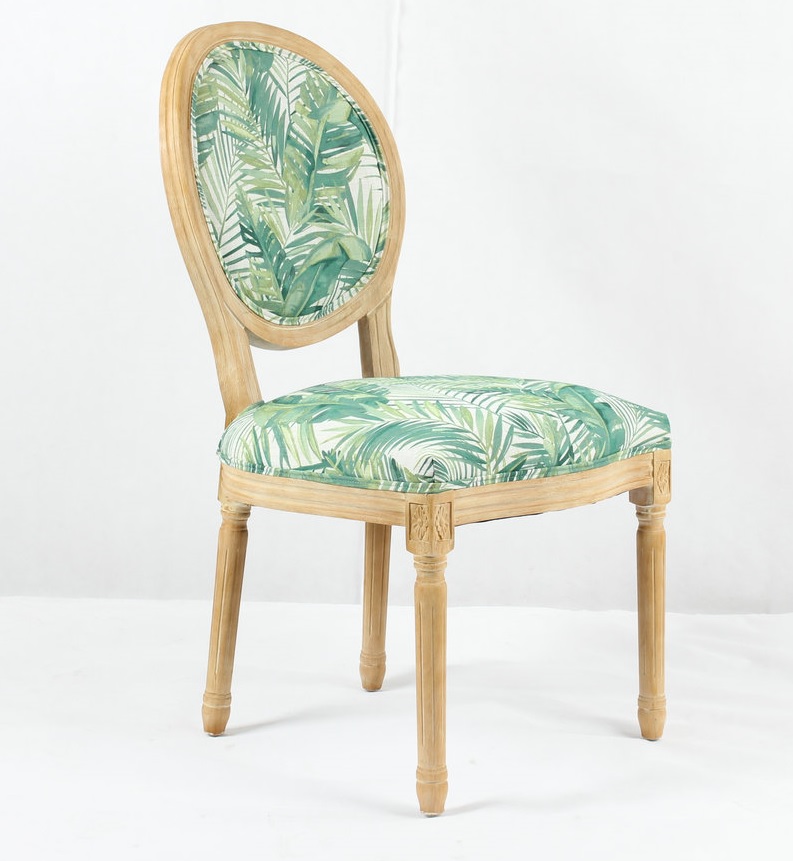 American Style Restaurant Ghost Fabric Dining Chairs