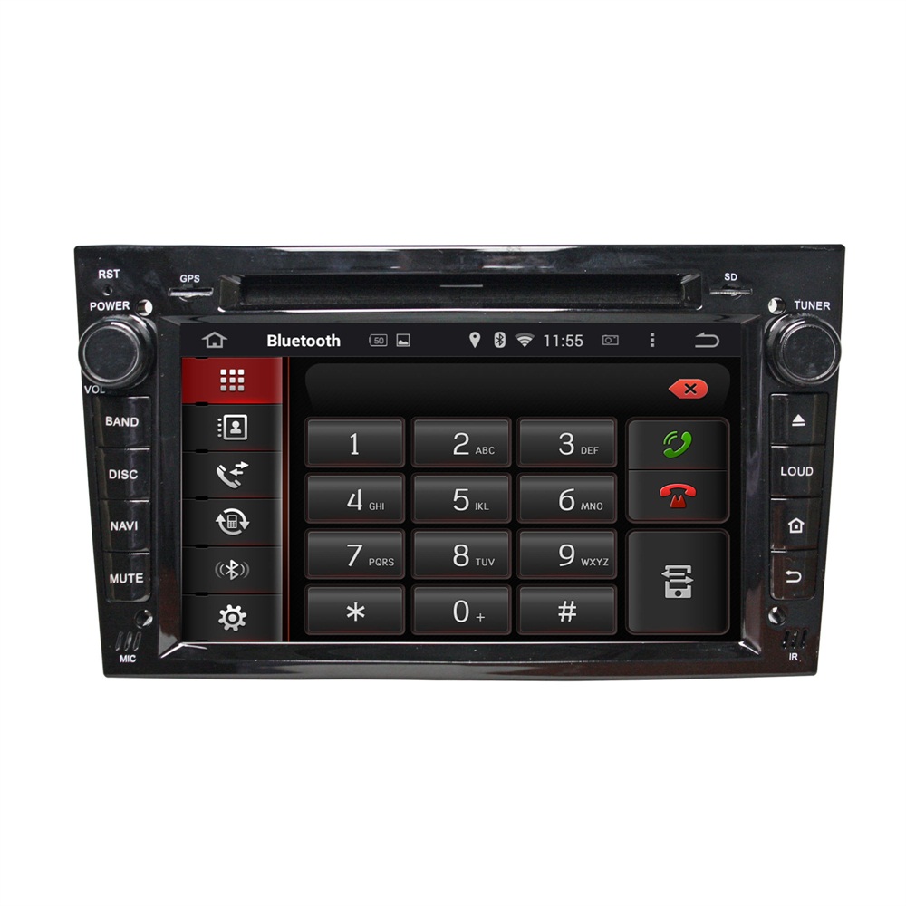 Black Opel VECTRA 2005-2008 car dvd player