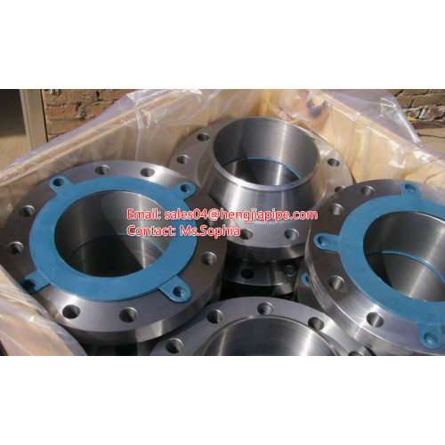 Flange do pescoço da solda do aço carbono ASTM A105 de Hengjia