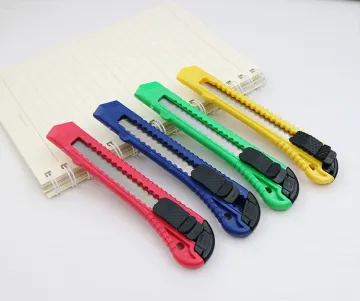 18mm Cheap Plastic Cutter Knife 12 pieces Box Cutter