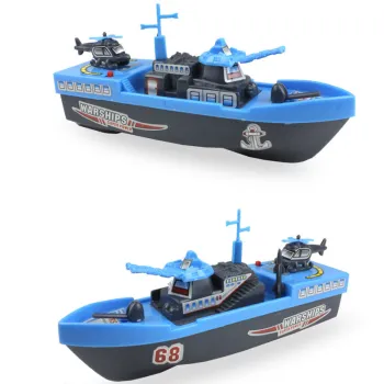 Kids Bath Toys Warship Ship Toy Boat Bathtub Clockwork Wind-up Toys Water Toys Outdoor Educational Toys for Children Boys Gifts