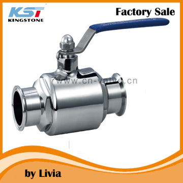 Lot 304 stainless steel full port clamped ball valves