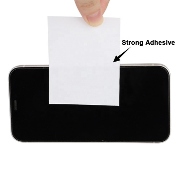 High adhesive thermal printer label sticker