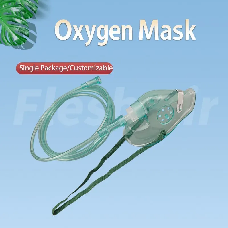 Disposable Medical Grade PVC Tube Catheter Oxygen Mask
