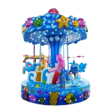 Customized Mini Swing Carousel Ride for Kids - 6 Seats Luxury Merry Go Round